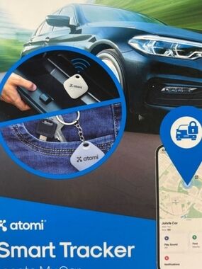 Smart Tracker - White Bluetooth Key & Item Finder